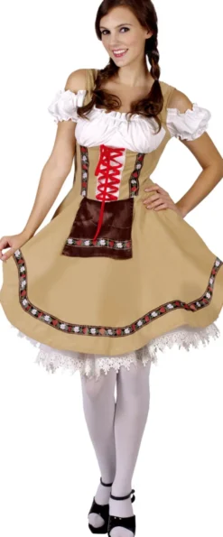 Alpine girl tyrolerkjole, L/XL