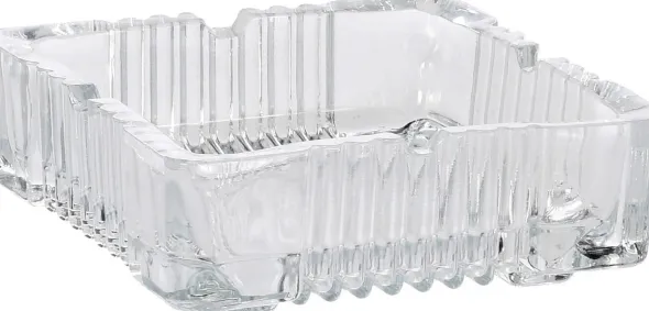 Askebæger glas, firkantet