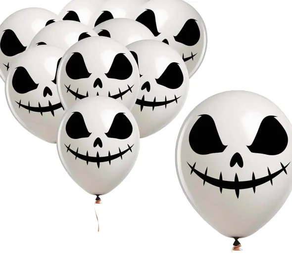 Balloner scary spøgelse 10-pak
