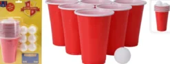 Beer Pong sæt med 24 dele