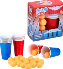 Beer Pong sæt med 48 dele