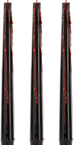 Blødende stearinlys 25 cm, 3-pak