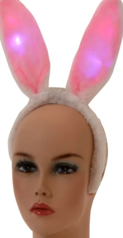 Bunny-ører hårbøjle med lys