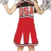 Cheerleader kostume 10-12år