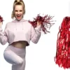 Cheerleader pom poms, rød