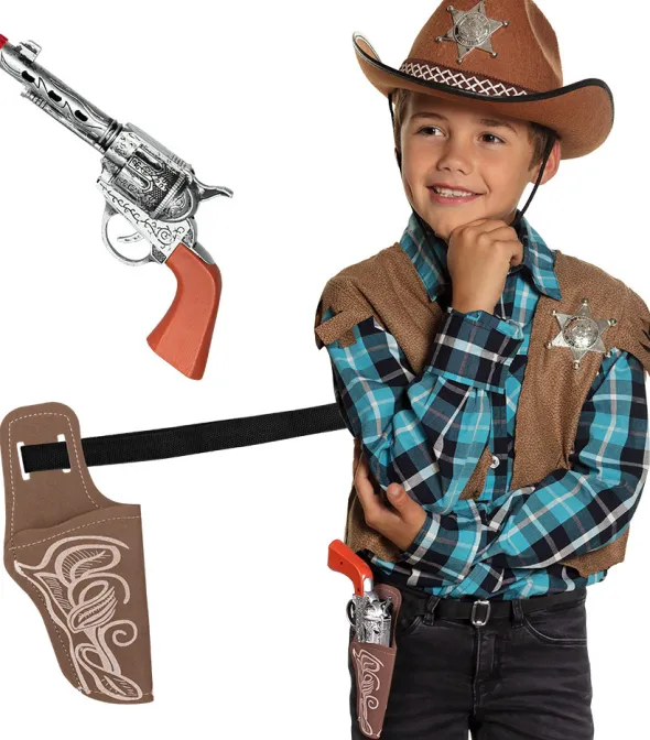 Cowboy pistol sæt til børn