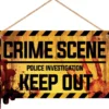 Crime Scene Keep Out skilt
