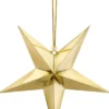 Deko papirstjerne guld 30cm