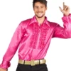 Disco skjorte pink, XL