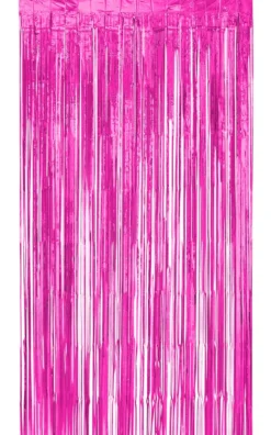 Dørgardin lametta, pink