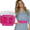 80er bælte bredt, neon pink