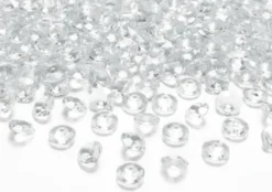 Falske diamanter 12 mm 100-pak