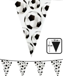 Flagguirlande fodbold, 6 m