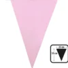 Flagguirlande lyserød 10 m