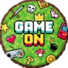 Folieballon Game On 36 cm
