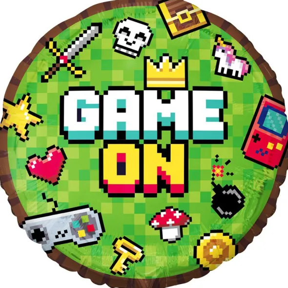 Folieballon Game On 36 cm