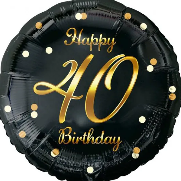Folieballon Happy 40 Birthday