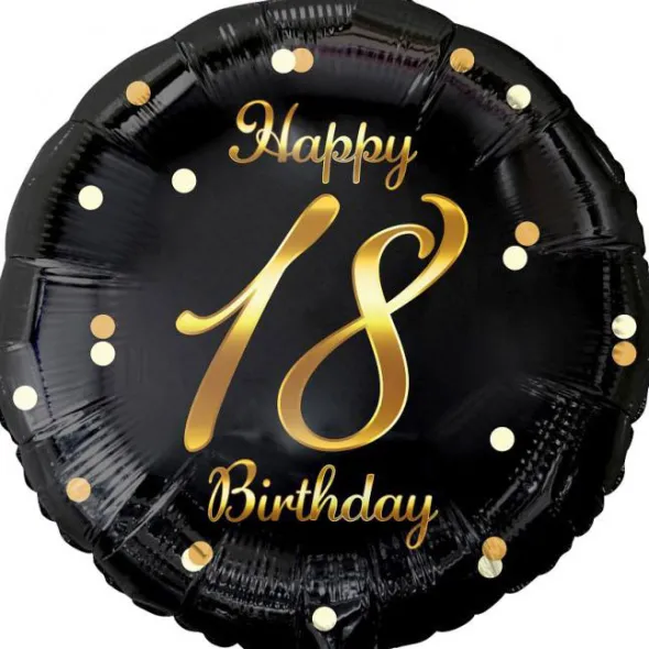 Folieballon Happy 18 Birthday