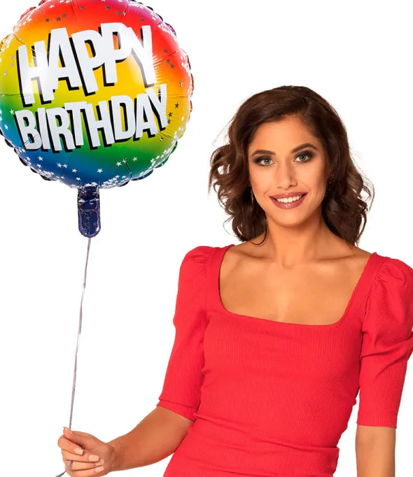 Folieballon Happy Birthday