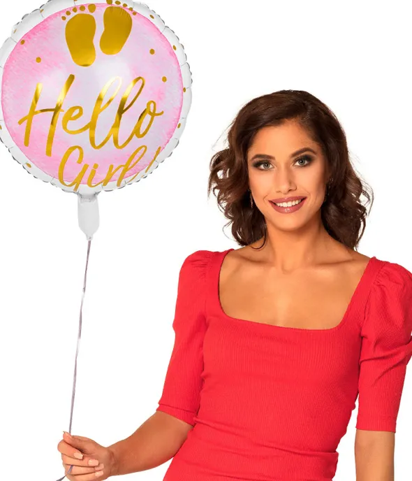 Folieballon Hello Girl 45 cm