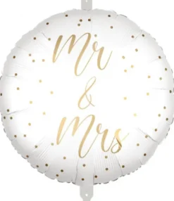 Folieballon Mr & Mrs