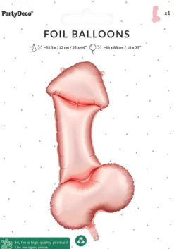Folieballon penis 46x88 cm