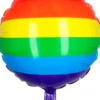 Folieballon regnbue 45 cm