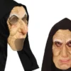 Gammel dame maske med hætte
