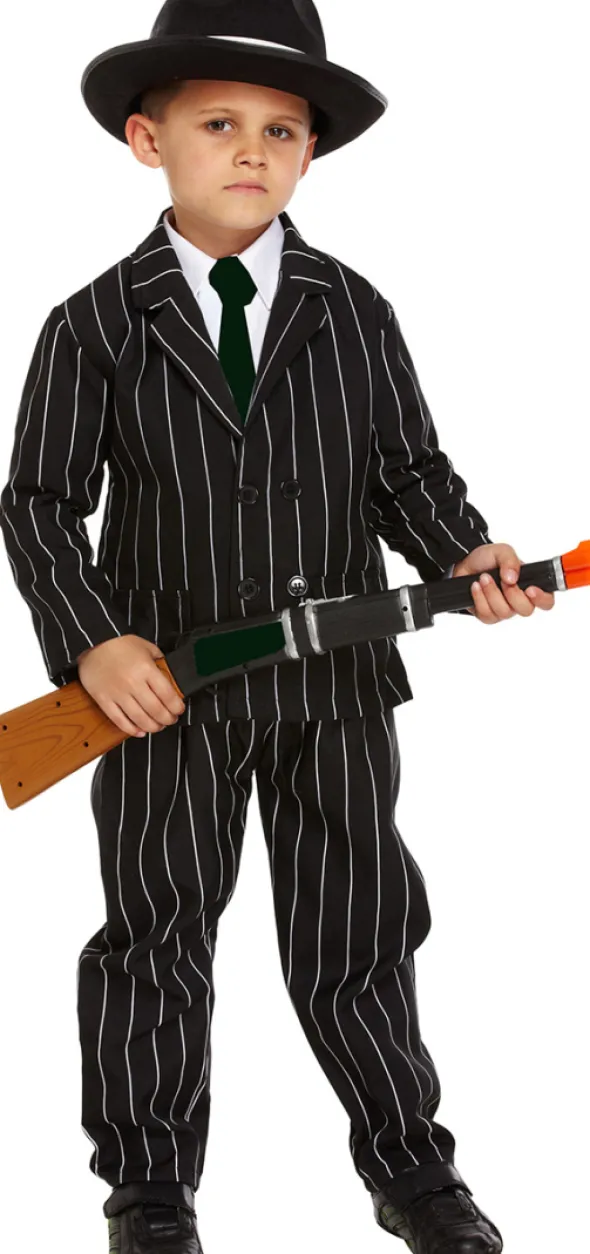 Gangster kostume 4-6 år