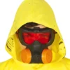 Gas maske sort/gul