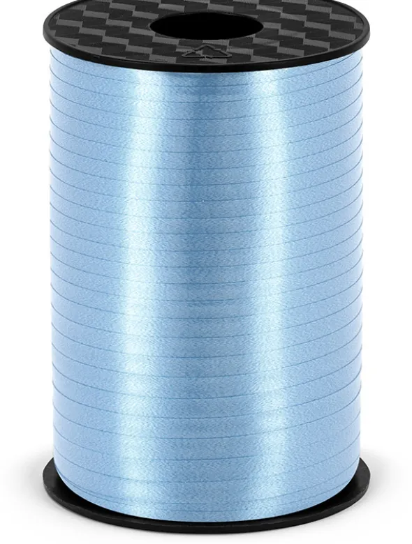 Gavebånd 5mm x 200m lyseblå