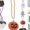 Halloween halskæde med lys