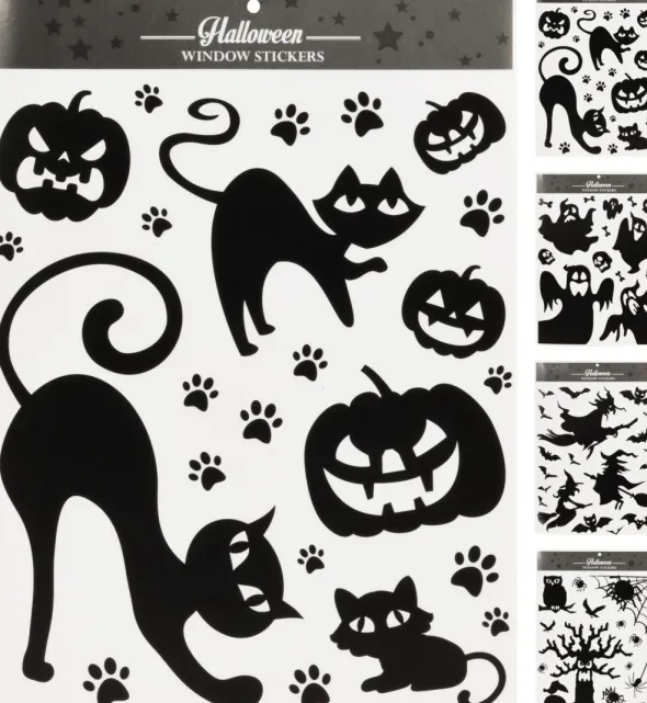 Halloween vinduesklæb