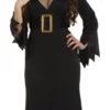 Heks kostume, sort, XL