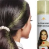 Hårfarve glitter guld