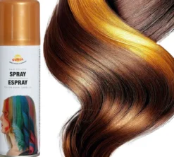 Hårfarve spray guld