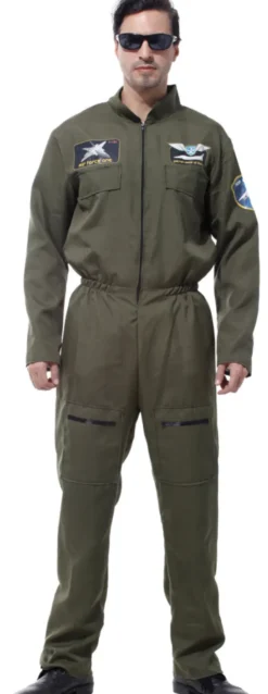 Jagerpilot kostume, str. M