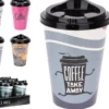 Kaffekrus 500 ml med låg, plast