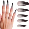 Kunstige negle Gothic 12-pak