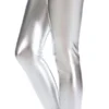 Leggings sølv metallic