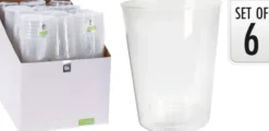 Ølkrus 500 ml plastik 6-pak