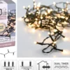 Lyskæde dual timer 40 LED