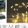Lyskæde sølv-wire 100 LED