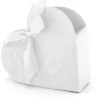 Mini æske hjerte hvid 10-pk
