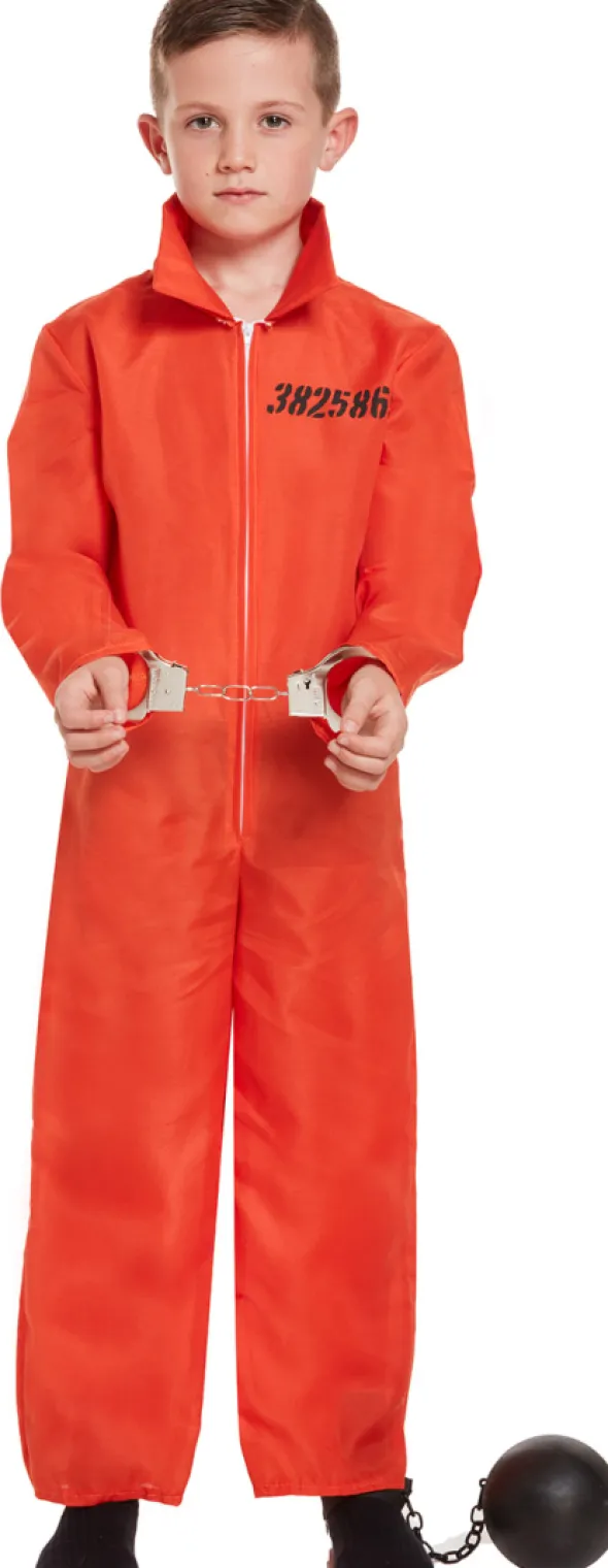 Orange fangedragt 10-12 år