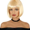 Pagehår paryk, blond