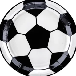 Paptallerken fodbold 6-pak