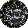 Paptallerken Happy Birthday 6-pk