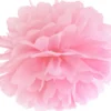 Pompom papir 35 cm lyserød