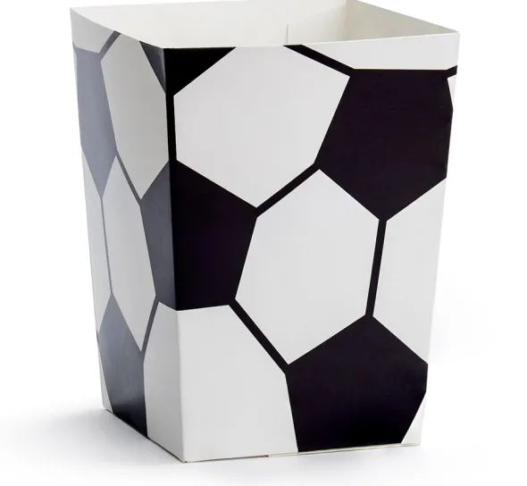 Popcorn bæger fodbold 6-pak